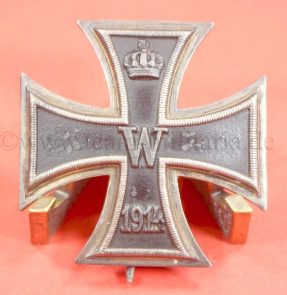 frühes Eisernes Kreuz 1.Klasse 1914 (Silber 900) - Verleihungsstück