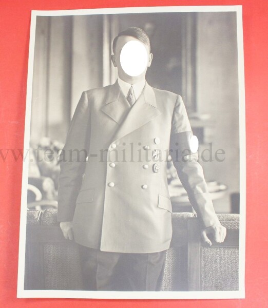 Übergröße Postkarte/ Bild / Foto / Führer Adolf Hitler Hoffmann Postkarte (18 x 24 cm)