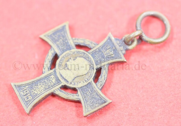 Königreich Sachsen Kriegsverdienstkreuz Bronze 1915