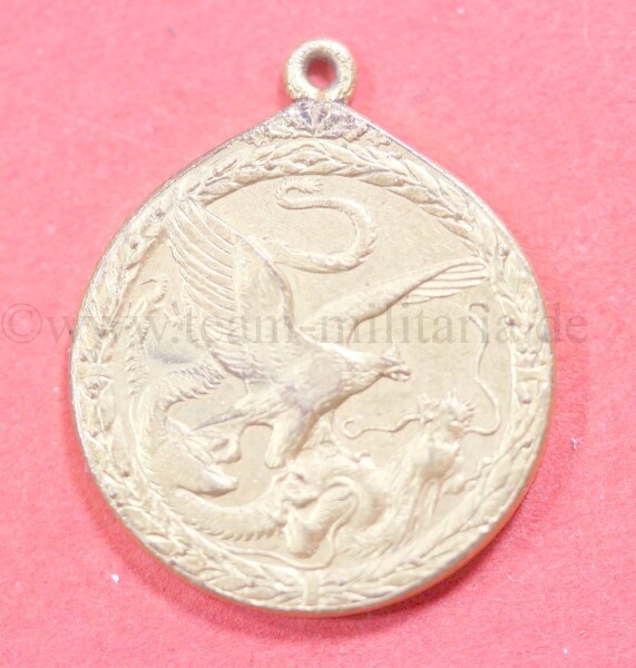Miniatur China-Denkmünze für Kämpfer 1901