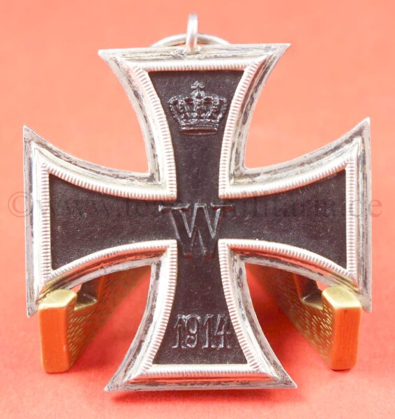 Eisernes Kreuz 2.Klasse 1914 (We + Quadrat Punze)  - SELTEN