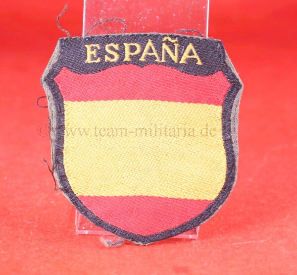 Ärmelschild für spanische Freiwillige der Blauen Division - SELTEN