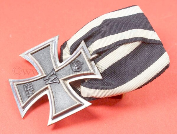 Eisernes Kreuz 2.Klasse 1914 an Einzelspange (K.A.G.) - TOP STÜCK