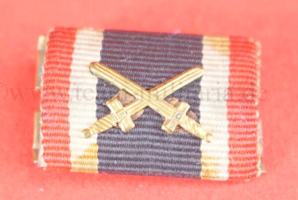 Bandspange zum Kriegsverdienstkreuz 2.Klasse mit Schwerten