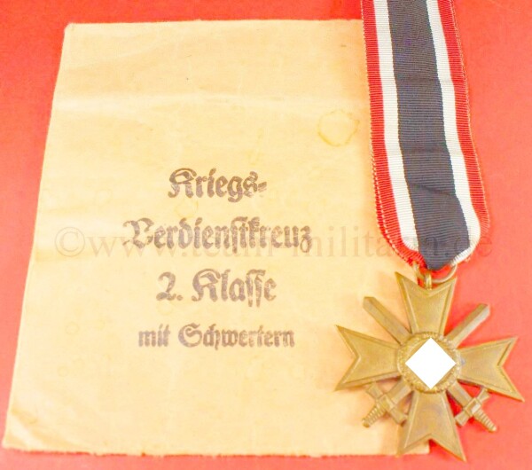 Kriegsverdienstkreuz 2.Klasse 1939 mit Schwertern und Tüte