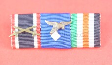 3-fach Bandspange / Feldspange Afrika Luftwaffe