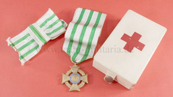 Ehrenkreuz für freiwilligace Wohlfahrtspflege im Kriege 1914-16 im Etui