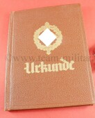 SA-Sportabzeichen Urkundenbuch (NSKK Mann M&uuml;ller...