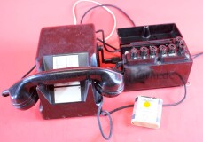 Tischfernsprecher 38 - Bunkertelefon / Offizierstelefon 1940