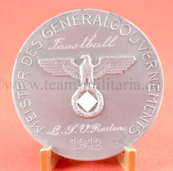 Medaille Generalgouvernement / Meister des Generalgouvernements 1942 Faustball