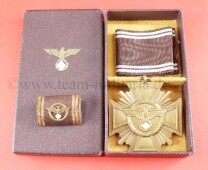 NSDAP Dienstauszeichnung 1. Stufe in Bronze (Cupal) im...