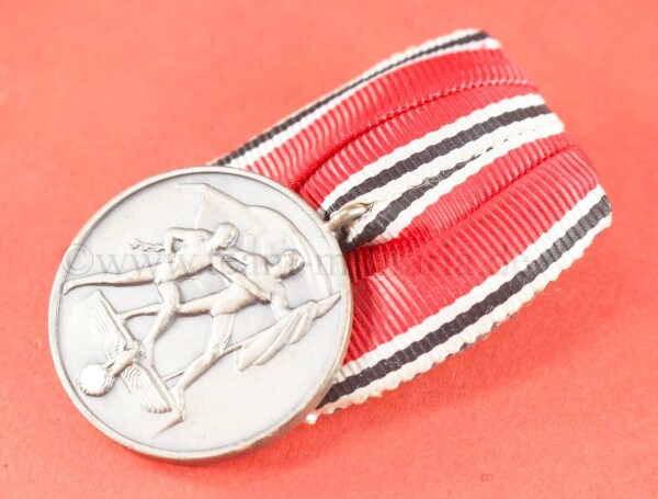 Anschluss Medaille 13. März 1938 Österreich an Einzelspange - MINT CONDITION