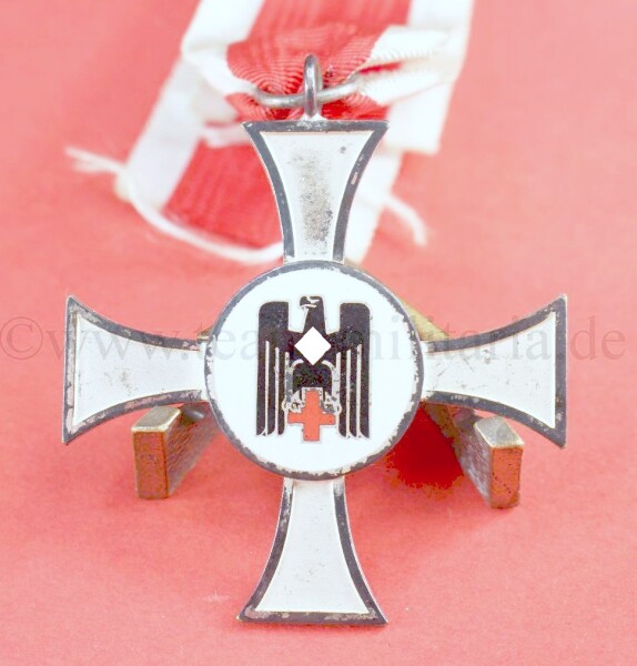 DRK Schwesternkreuz für 10 Dienstjahre Deutsches Rotes Kreuz am Band  - SELTEN