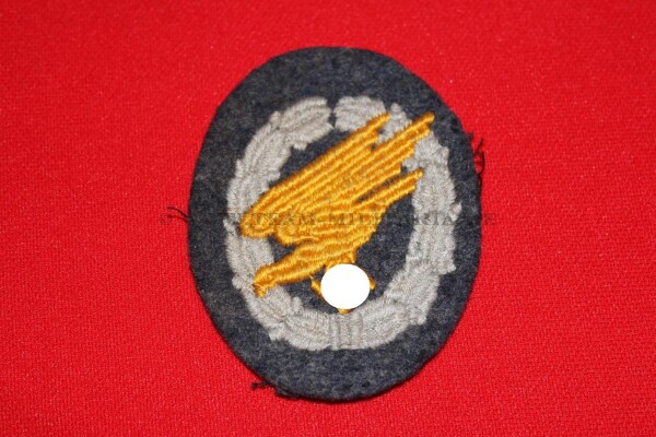Fallschirmschützenabzeichen Stoffausführung Luftwaffe