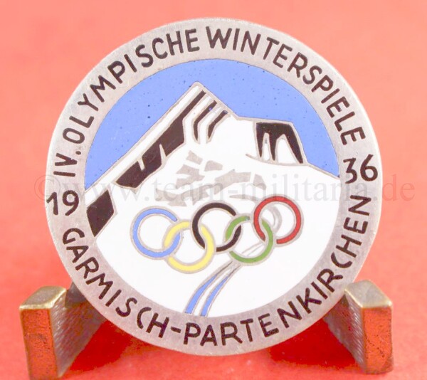 Abzeichen IV. Olympische Winterspiele Garmisch Partenkirchen 1936