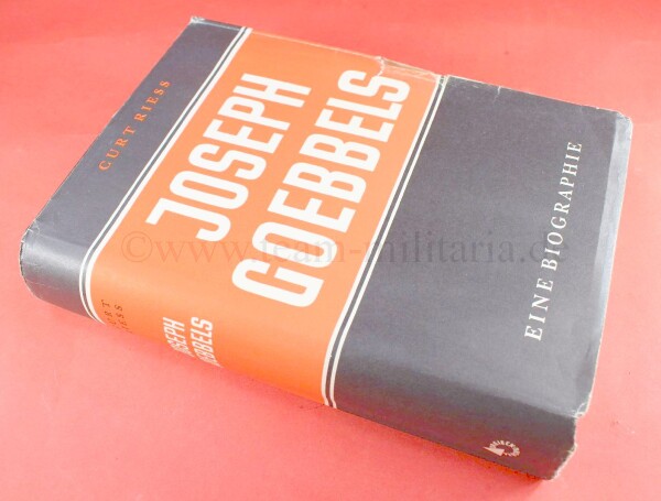 Buch Joseph Goebbels Eine Biographie mit Schutzumschlag