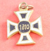 emaillierte Eisernes Kreuz 1870 Miniatur