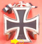 Eisernes Kreuz 2.Klasse 1939 (L55 auf dem Rahmen) am Band...