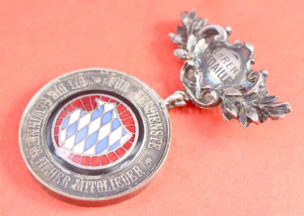 Ehrenmedaille Bayern Radfahrerbund 1906 "Für die Verdienste um die Gewinnung neuer Mitglieder"