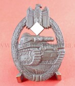 Panzerkampfabzeichen in Bronze (Deumer - Oval Crimp) -...