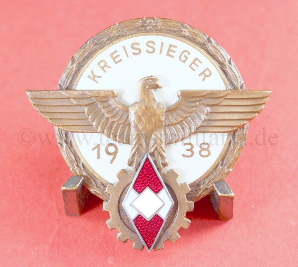 Ehrenzeichen Kreissieger im Reichsberufswettkampf 1938 - MINT CONDITION