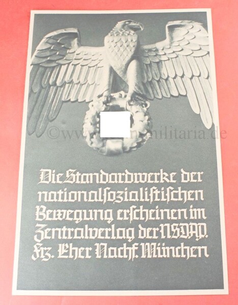 Propaganda Werbebroschüre Mein Kampf Zentralverband NSDAP