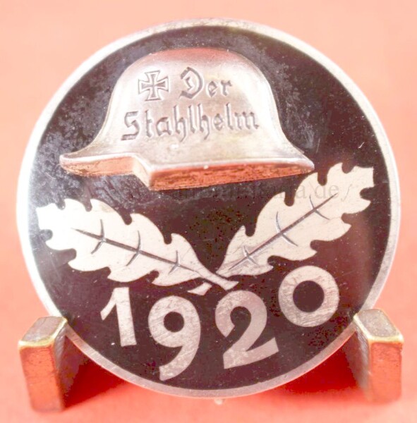 Stahlhelmbund - Diensteintrittsabzeichen 1920 (VI NS 157) große Version - SELTEN