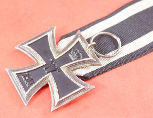 Eisernes Kreuz 2.Klasse 1914 (Godet) am Band - SELTEN