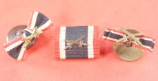 3 x Miniatur Kriegsverdienstkreuz 2.Klasse 1939 mit...