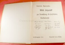 Gro&szlig;deutschland Die St&auml;dte - Widmung Willi...