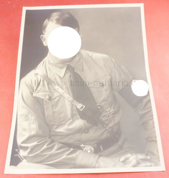 Übergröße Postkarte/ Bild / Foto / Führer Adolf Hitler Hoffmann Postkarte (18 x 24 cm)