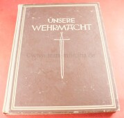 Buch - Unsere Wehrmacht mit Widmung Postbetriebsassistent...