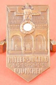 Gedenkfeierabzeichen Hitlerjugend 1923-1933 M&uuml;nchen
