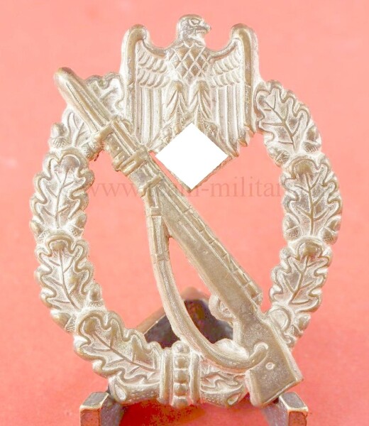 Infanteriesturmabzeichen in Silber (Hymmen) hohl - SEHR SELTEN