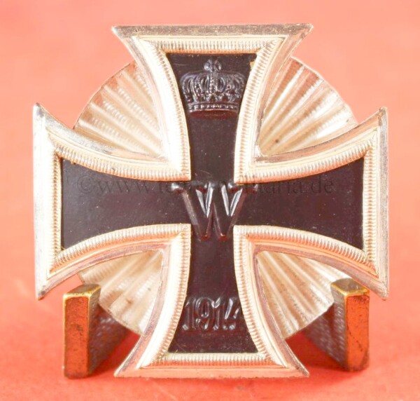Eisernes Kreuz 1.Klasse 1914 an Strahlenschraubscheibe - MINT CONDITION