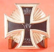 Eisernes Kreuz 1.Klasse 1914 an Strahlenschraubscheibe -...