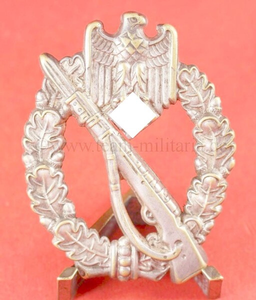 Infanteriesturmabzeichen in Silber (hohl) - (S&H)