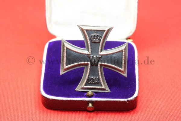 Eisernes Kreuz 1.Klasse 1914 im frühen Etui