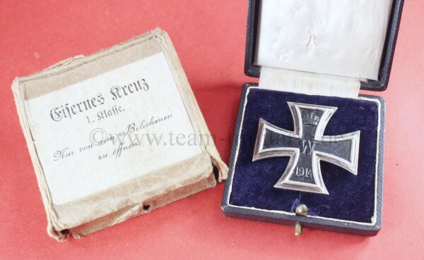Eisernes Kreuz 1.Klasse 1914 (KO) im Etui mit Umkarton - TOP SET