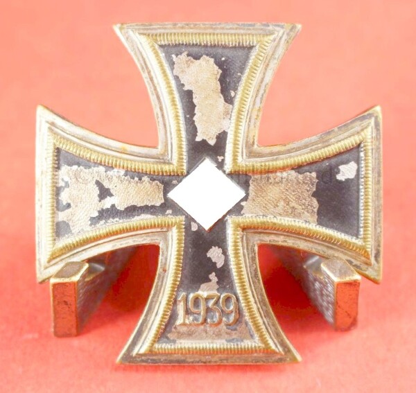 Eisernes Kreuz 1.Klasse 1939 (Schickle) einteilige Schinkel Version - EXTREM SELTEN