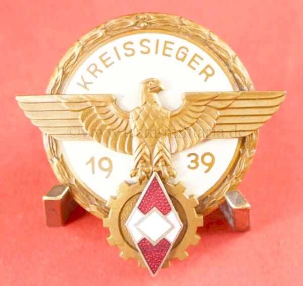 Ehrenzeichen Kreissieger im Reichsberufswettkampf 1939 (Tham) - TOP CONDITION