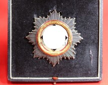 schweres Deutsches Kreuz in Gold im Etui