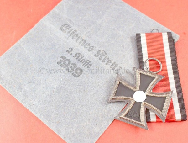 Eisernes Kreuz 2.Klasse 1939 (65) mit Verleihungstüte - TOP STÜCK