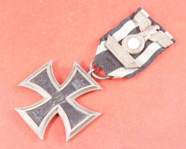 Eisernes Kreuz 2.Klasse 1914 mit Spange 2. Klasse (Deschler short wings)