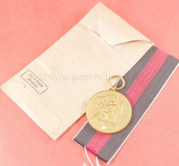Medaille 1.Oktober Sudetenland in Tüte - TOP SET