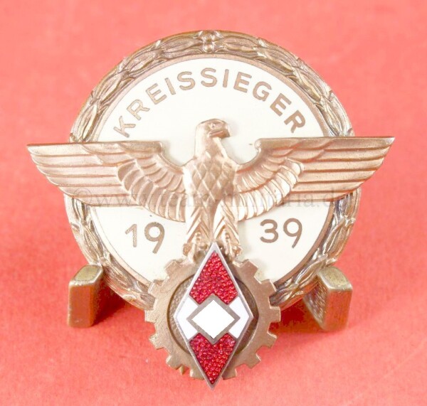 Ehrenzeichen Kreissieger im Reichsberufswettkampf 1939 (Aurich)- TOP CONDITION