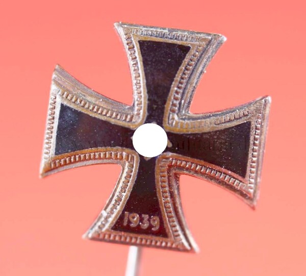 Miniatur Eisernes Kreuz 1.Klasse 1939 (emaillierte Version) Schinkelform