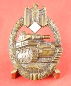 Panzerkampfabzeichen in Bronze (W) hohl - TOP CONDITION