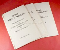 3 x Rede Adolf Hitlers aus 1941