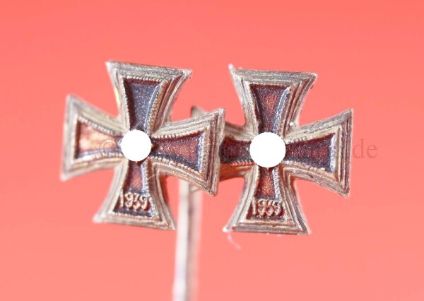 2- fach Miniatur zum Eisernen Kreuz 1. & 2.Klasse 1939